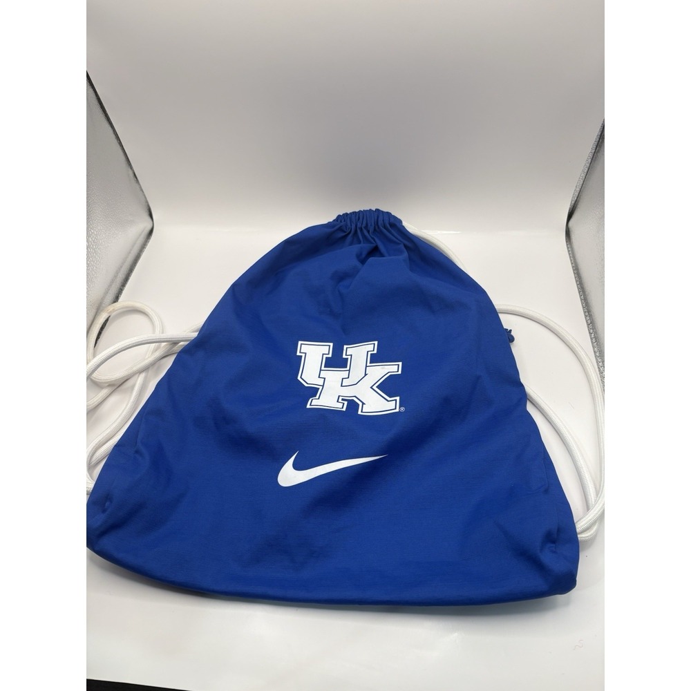 NIKE BLUE KENTUCKY WILDCATS 17"H x 14"W DRAWSTRING BACKPACK WITH UK LOGO